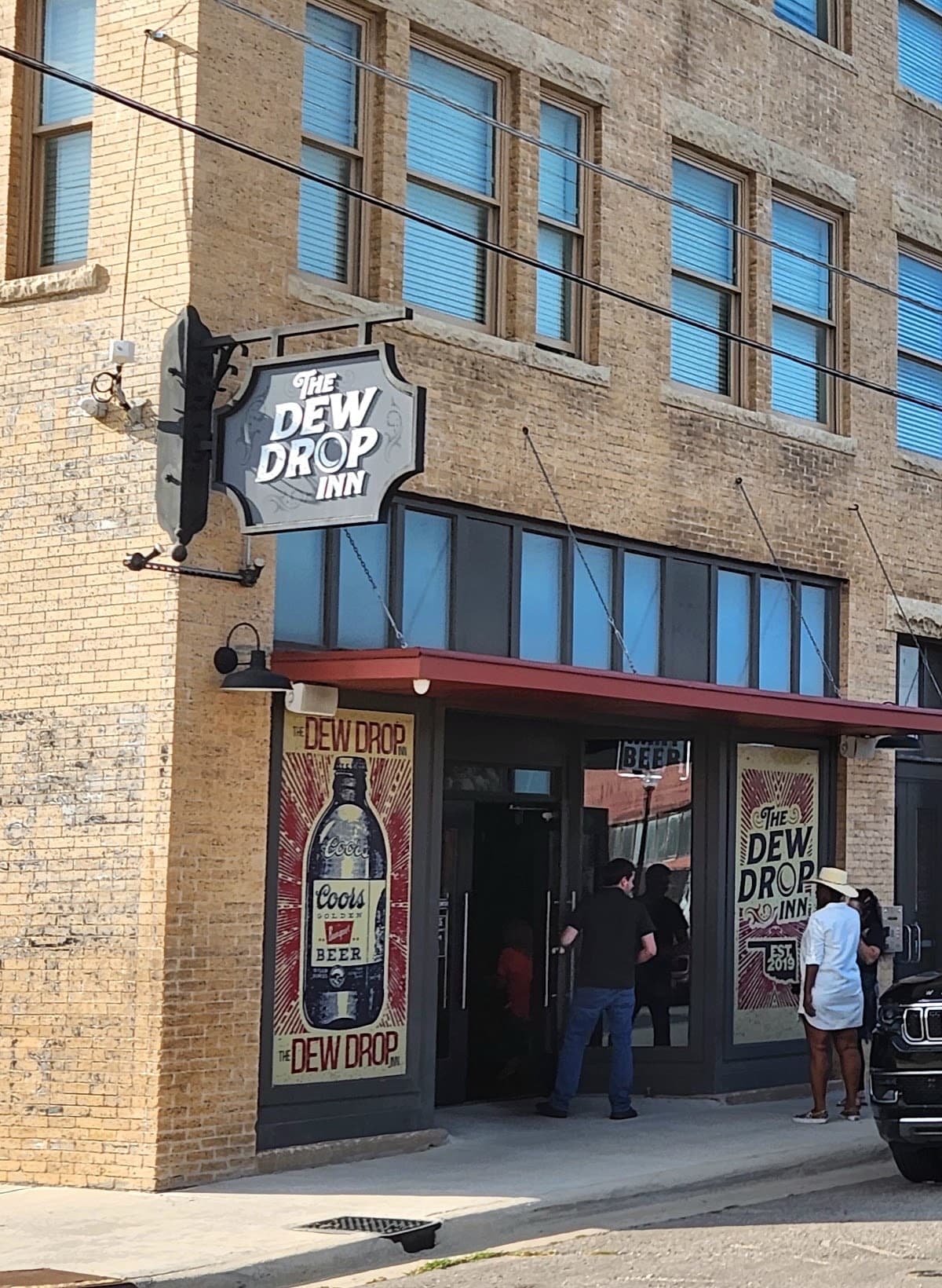 The cocktail bar inside Dew Drop Inn in downtown Ardmore