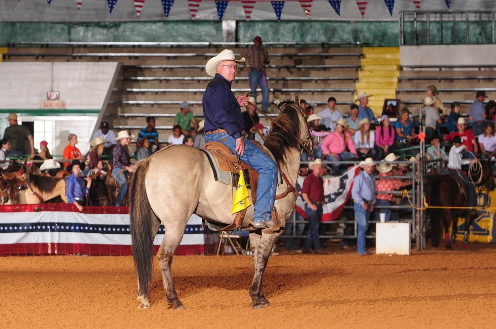 An equine event inside Hardy Murphy Coliseum in Ardmore