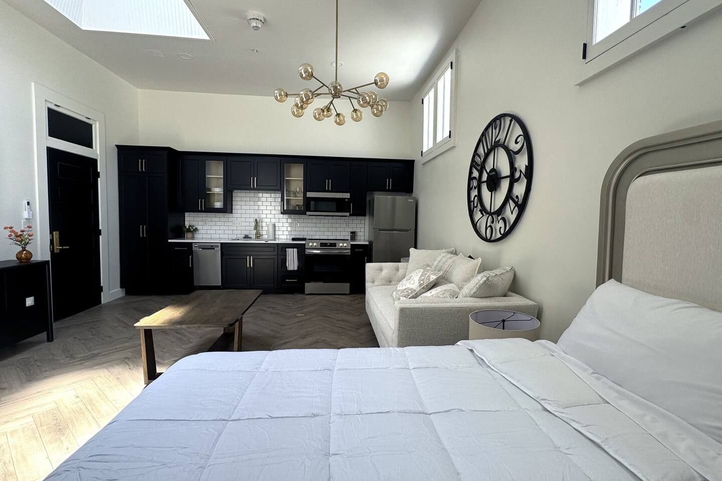 Inside loft E — Timeless studio in historic downtown Ardmore